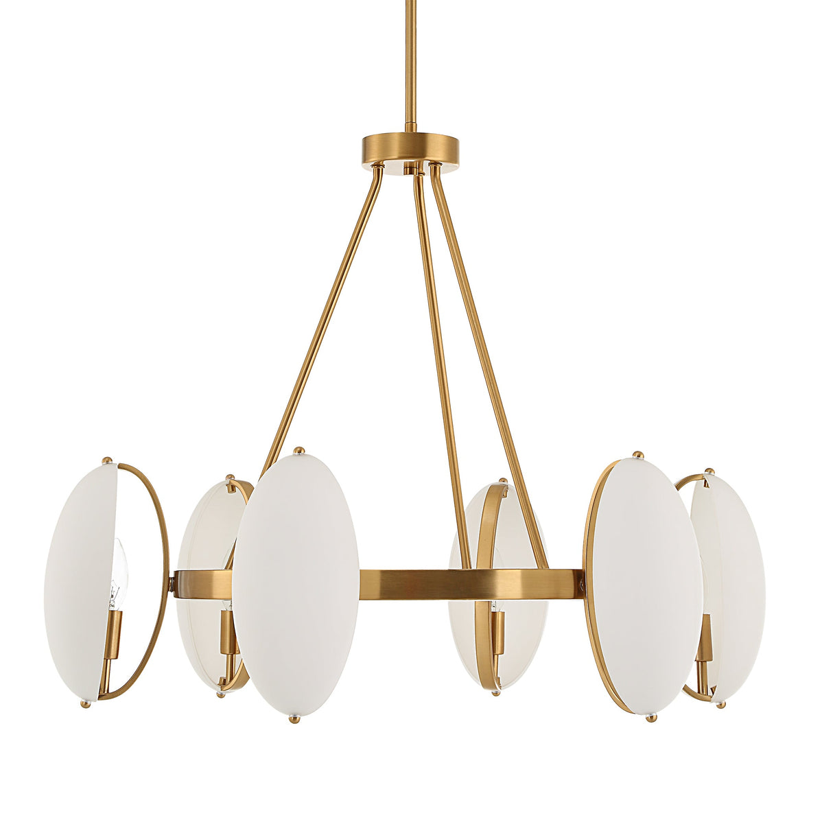 Oviform, 6 Lt Chandelier