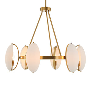 Oviform, 6 Lt Chandelier