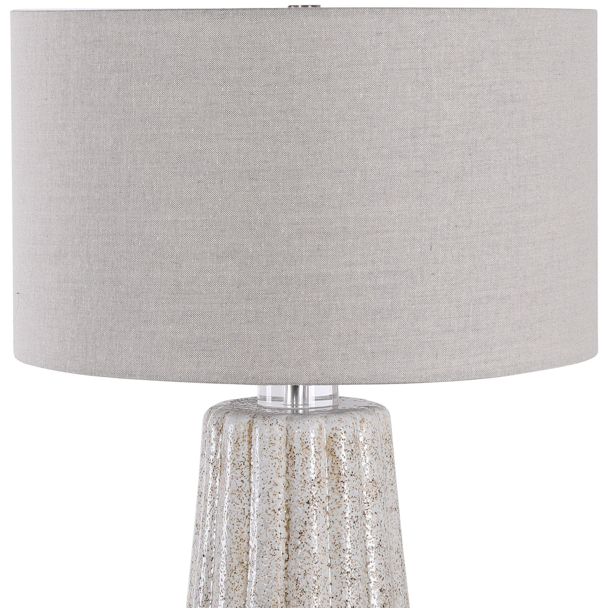 Uttermost Pikes Stone-Ivory Table Lamp