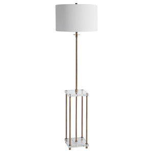 Uttermost Palladian Antique Brass Floor Lamp