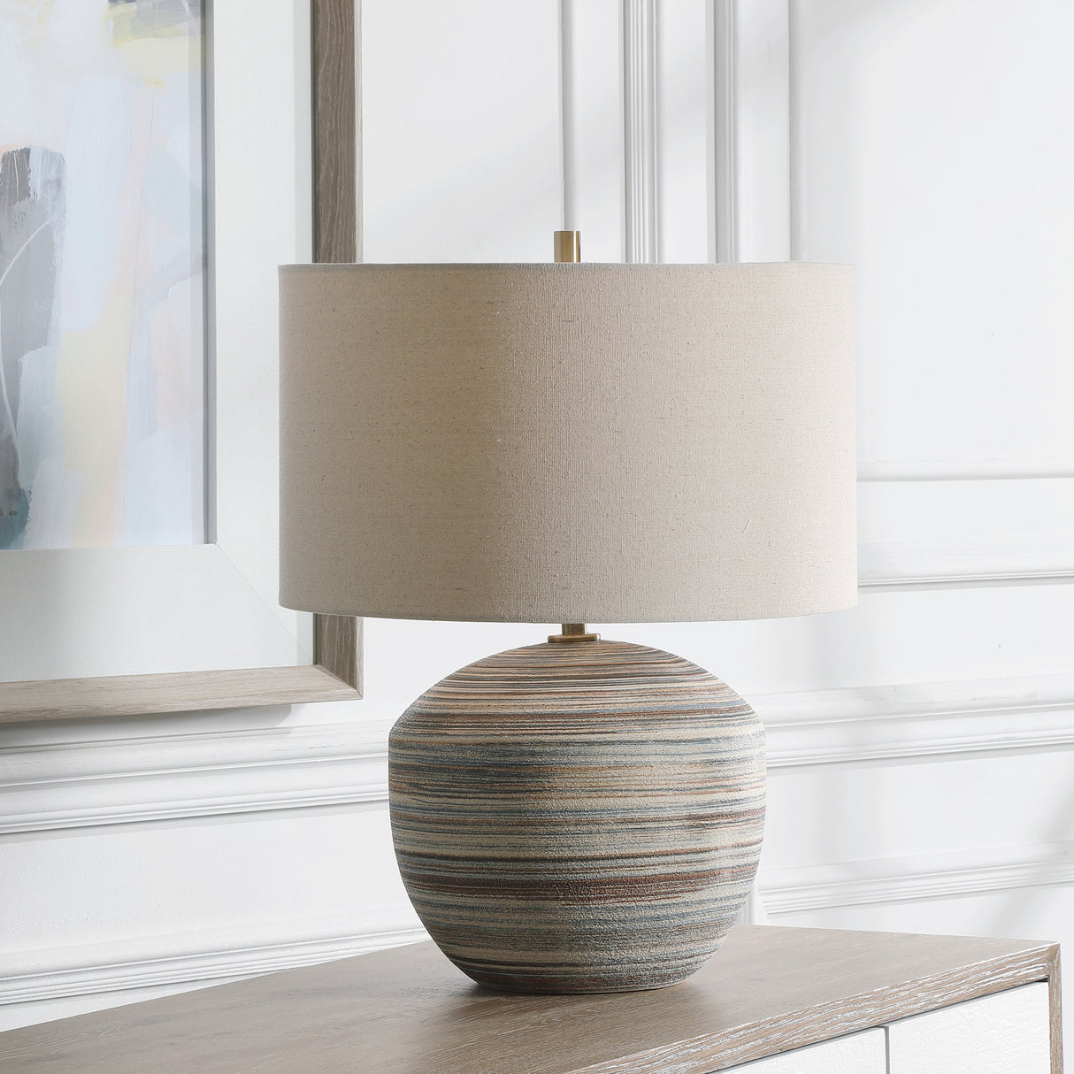 Uttermost Prospect Striped Accent Lamp