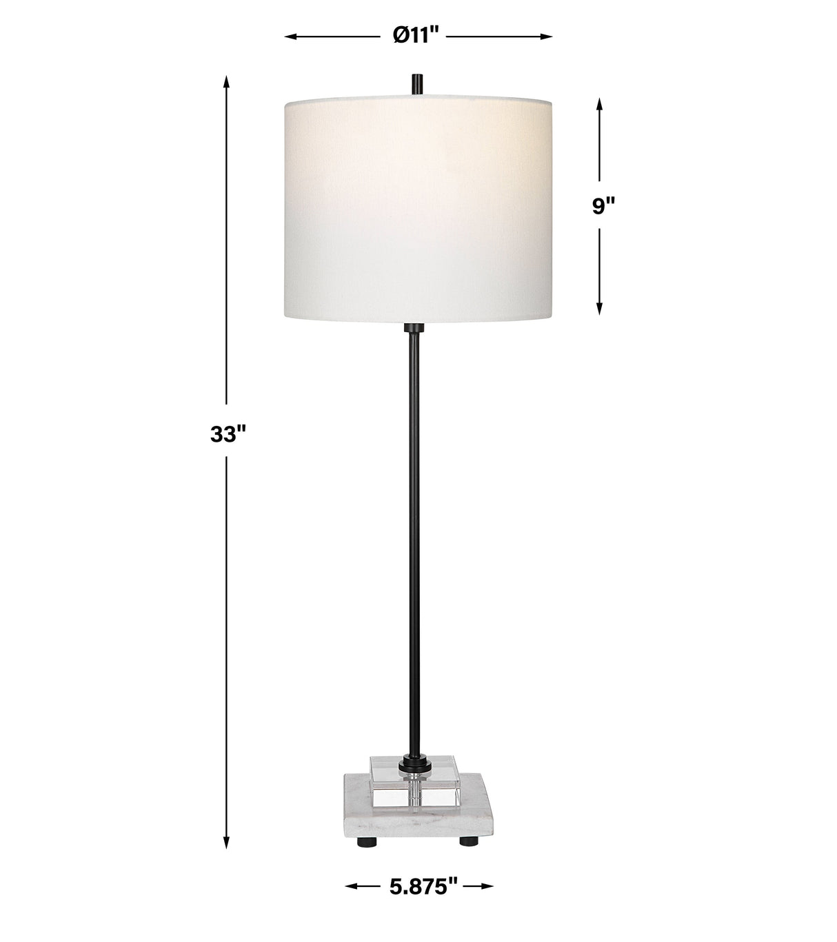 Ciara Sleek Buffet Lamp