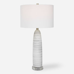 Levadia Matte White Table Lamp