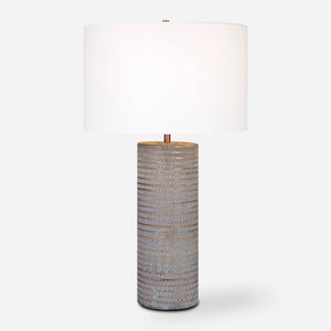 Monolith Gray Table Lamp