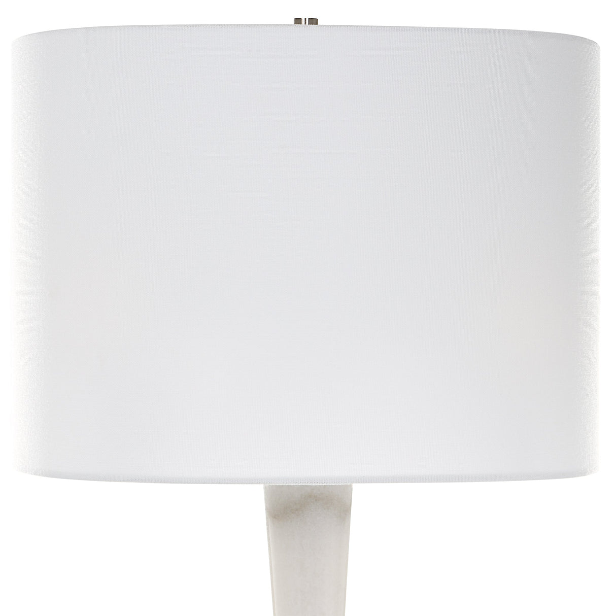 Hourglass White Table Lamp