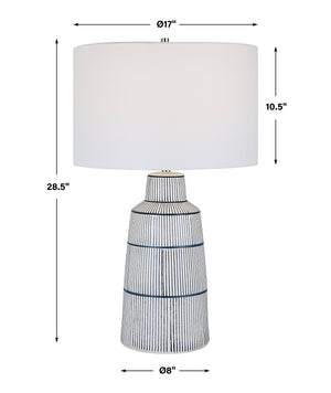 Breton Nautical Stripe Table Lamp