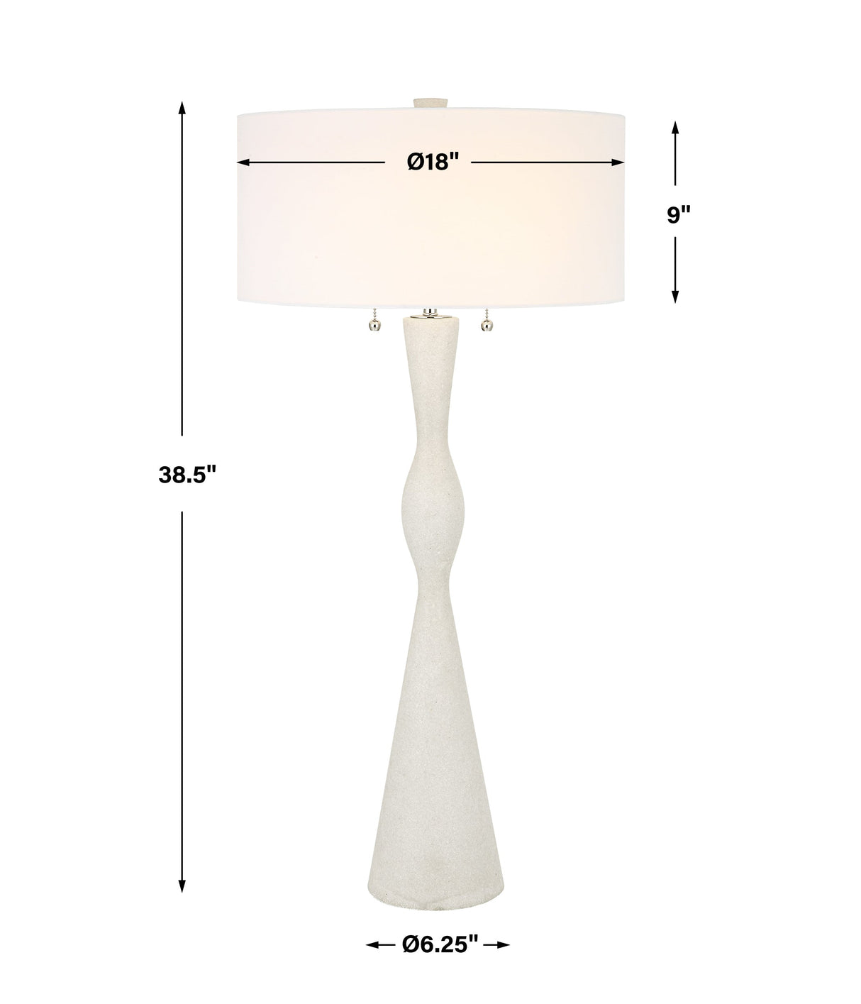 Sharma Ivory Stone Table Lamp