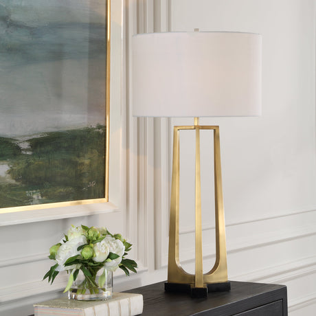 Crossroads Brass Table Lamp