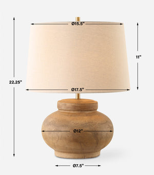 Urbino Aged Terracotta Table Lamp