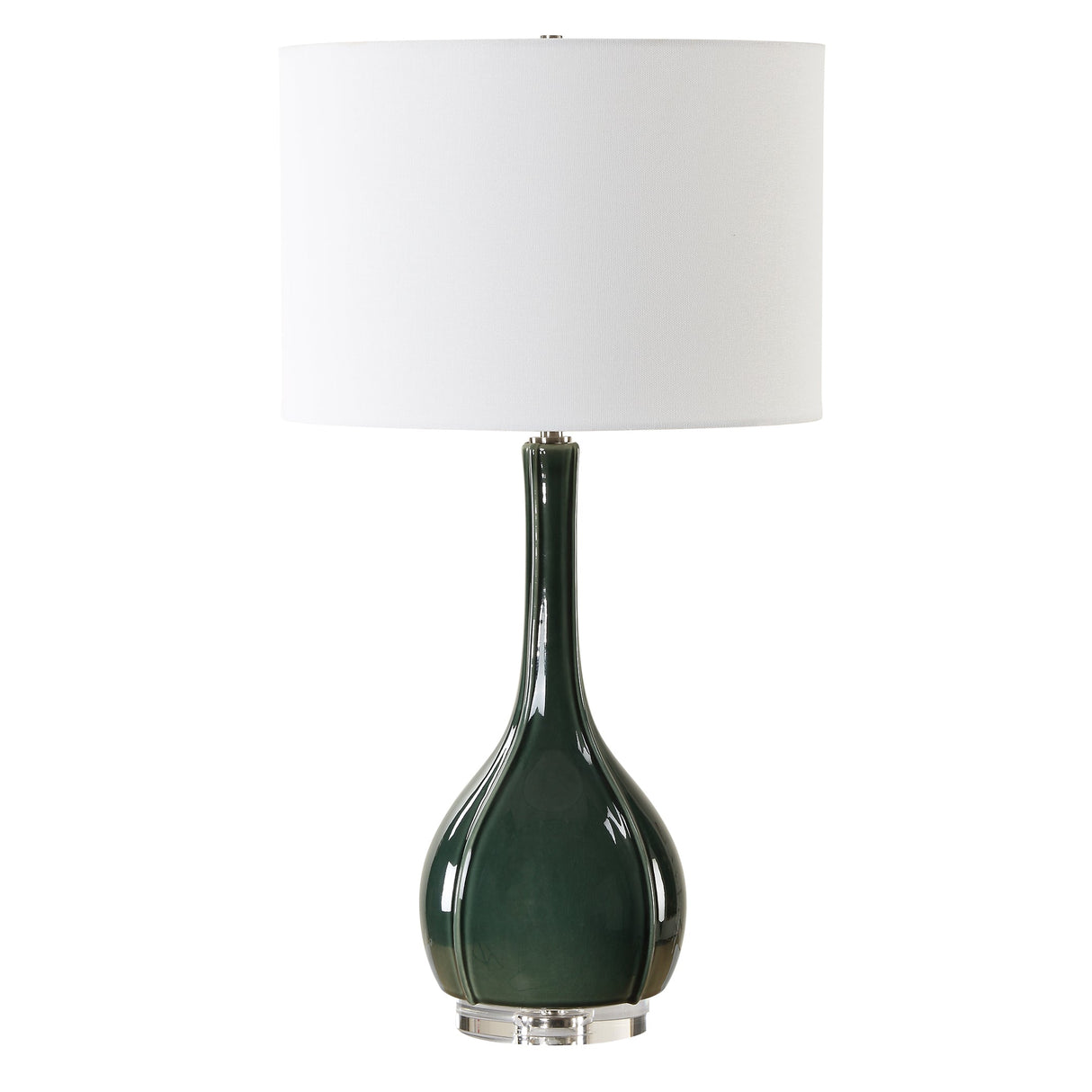 Essex Green Glass Table Lamp