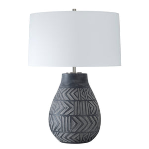 Natchez Charcoal Table Lamp