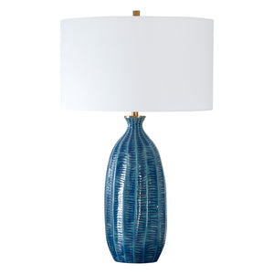 Bixby Blue Table Lamp