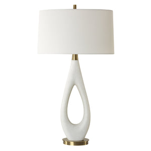 Promenade White Table Lamp