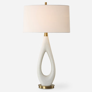 Promenade White Table Lamp