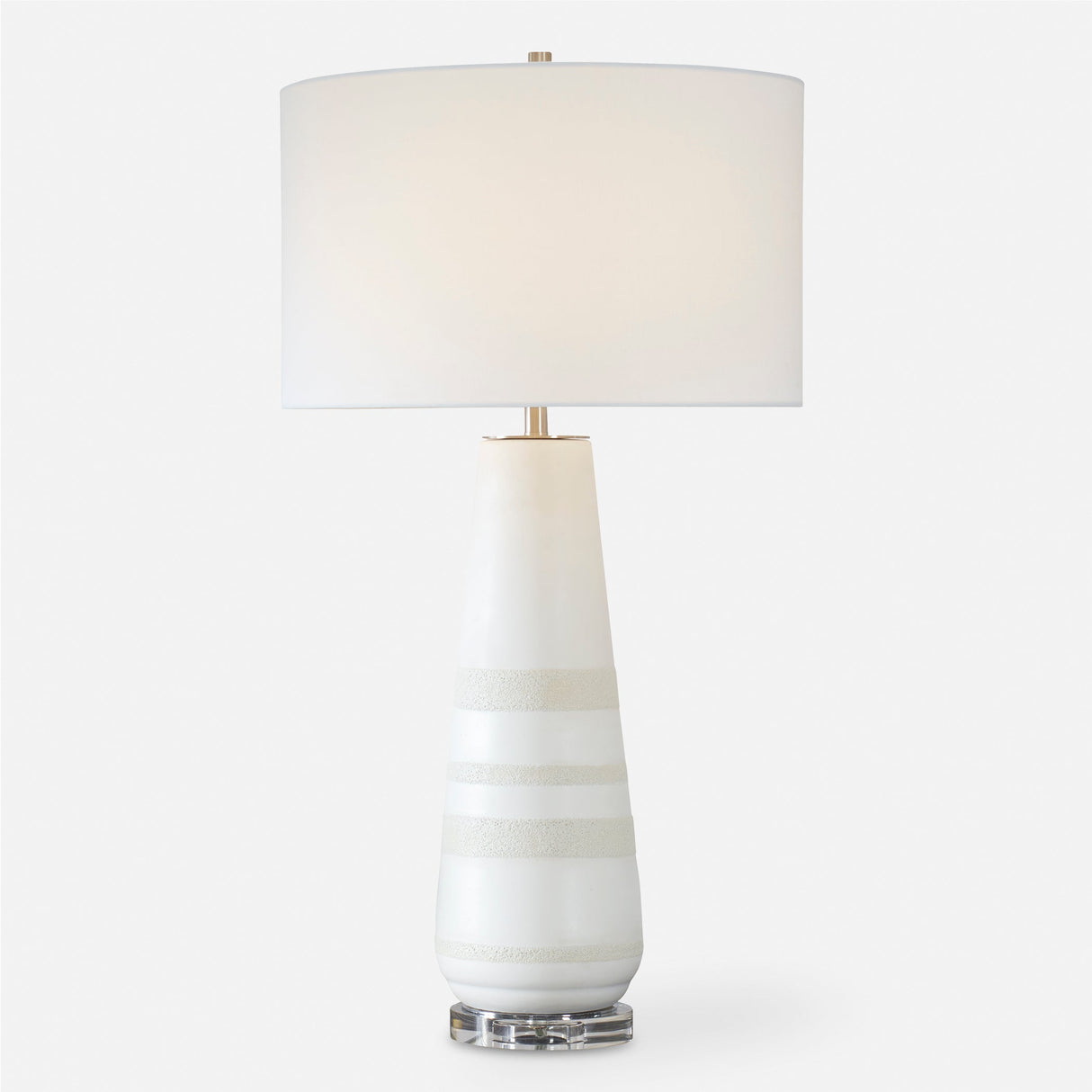 Santino Crackled Ivory Table Lamp