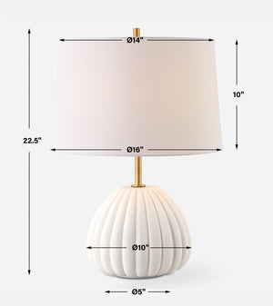 Lynna Ivory Table Lamp