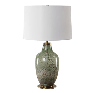 Chianti Olive Glass Table Lamp