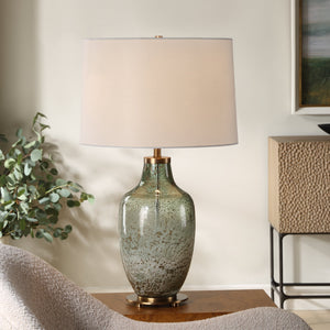 Chianti Olive Glass Table Lamp