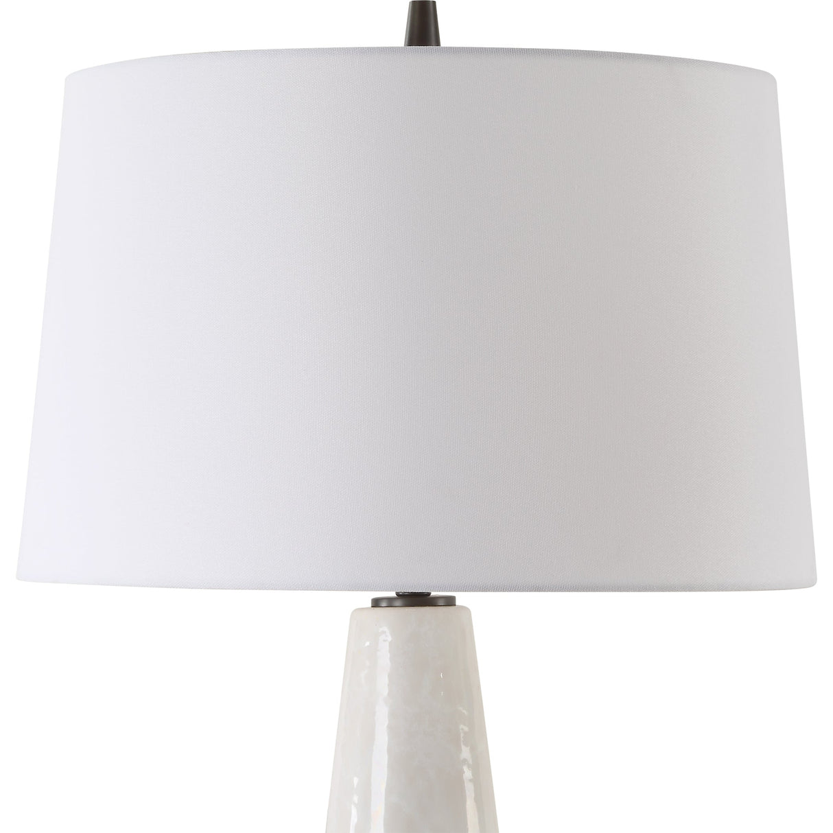 Loire Ivory Glaze Table Lamp