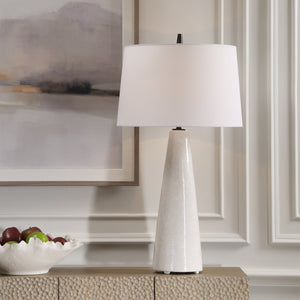 Loire Ivory Glaze Table Lamp