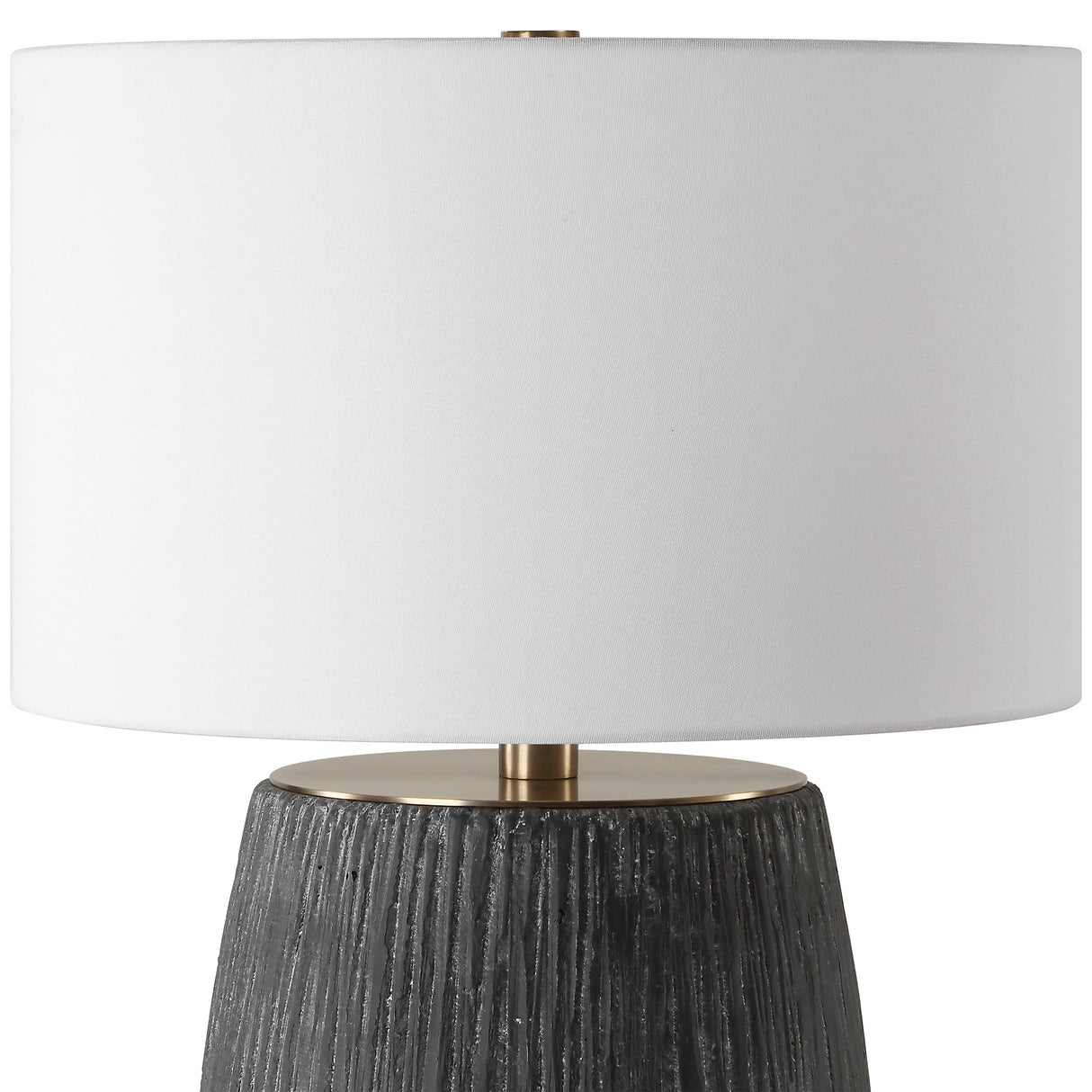 Americana Aged Black Table Lamp