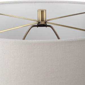 Strata Tan Glaze Table Lamp