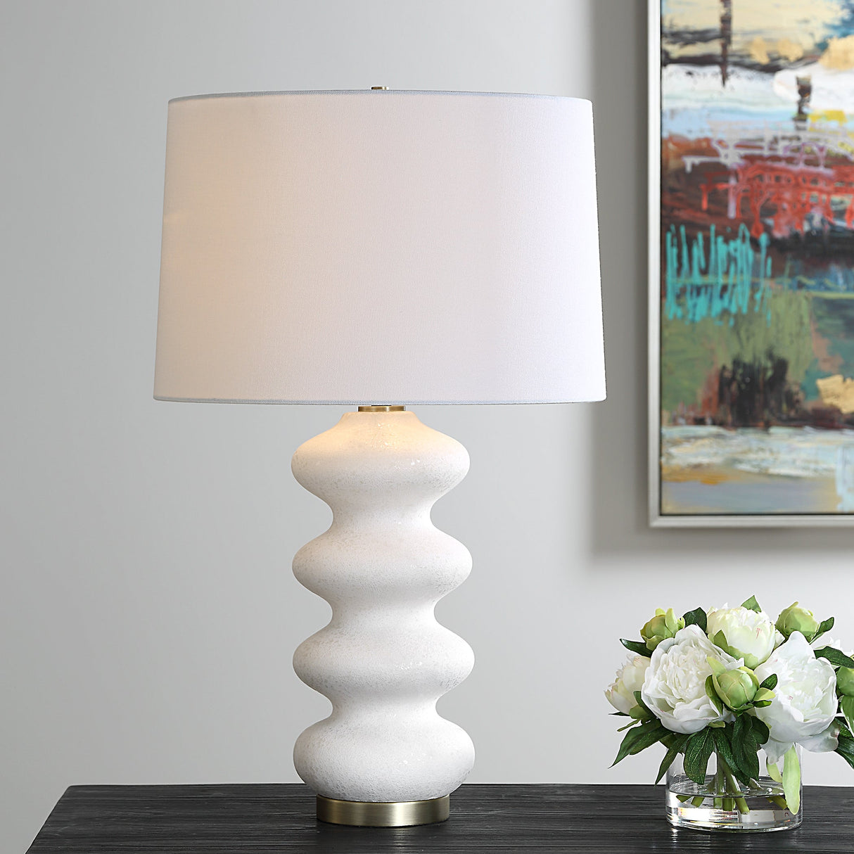 Liora White Table Lamp