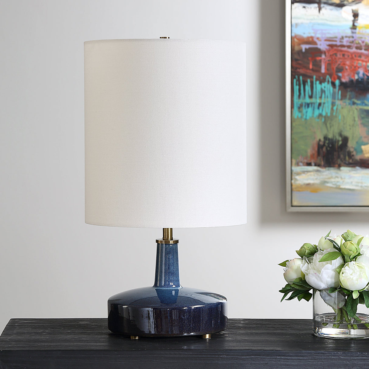 Abyss Blue Table Lamp