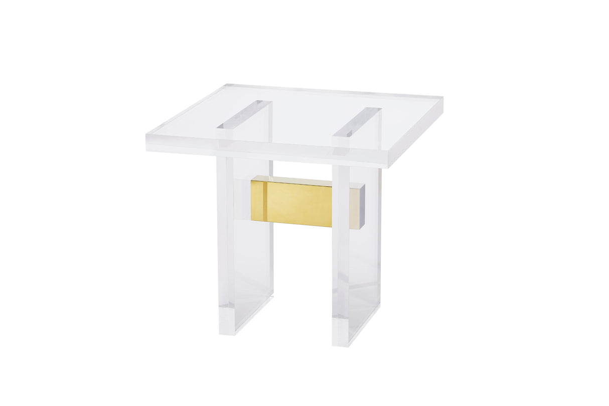 Acrylic side table