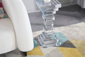 Acrylic side table