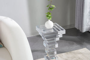 Acrylic side table