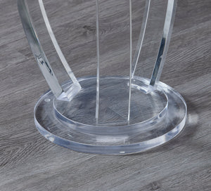 Acrylic Round Side Table