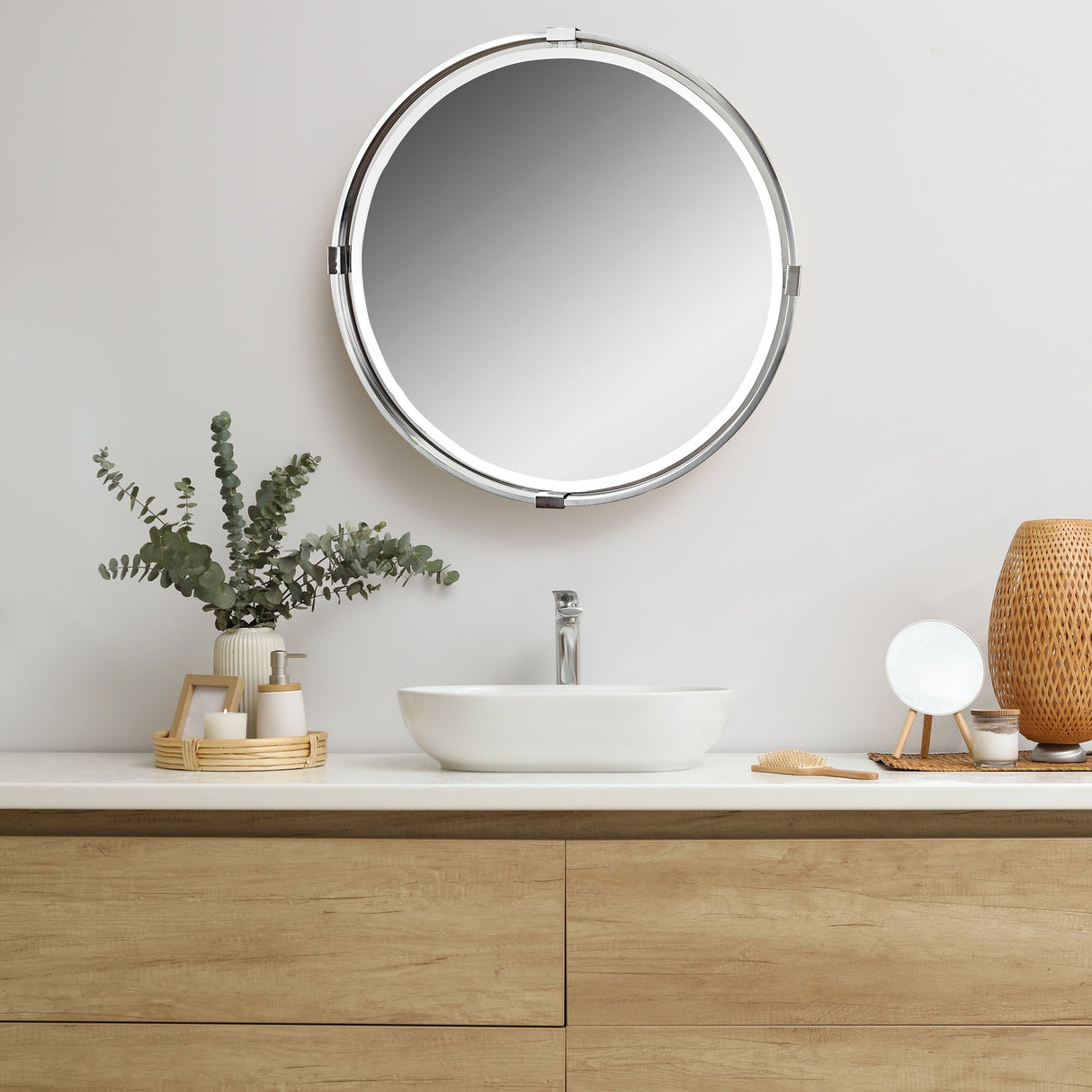 Tazlina Round Mirror