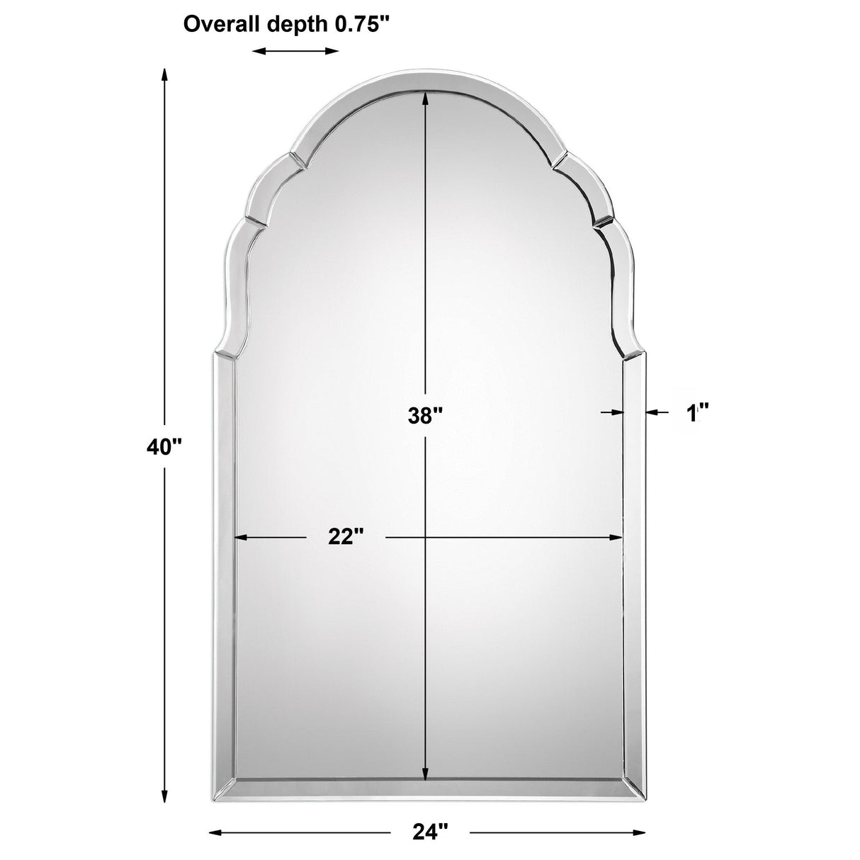 Brayden Frameless Mirror