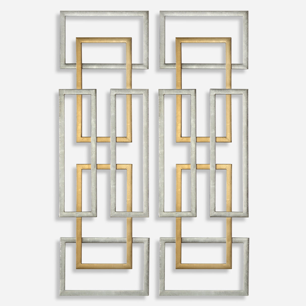 Aerin Metal Wall Panels, S/2