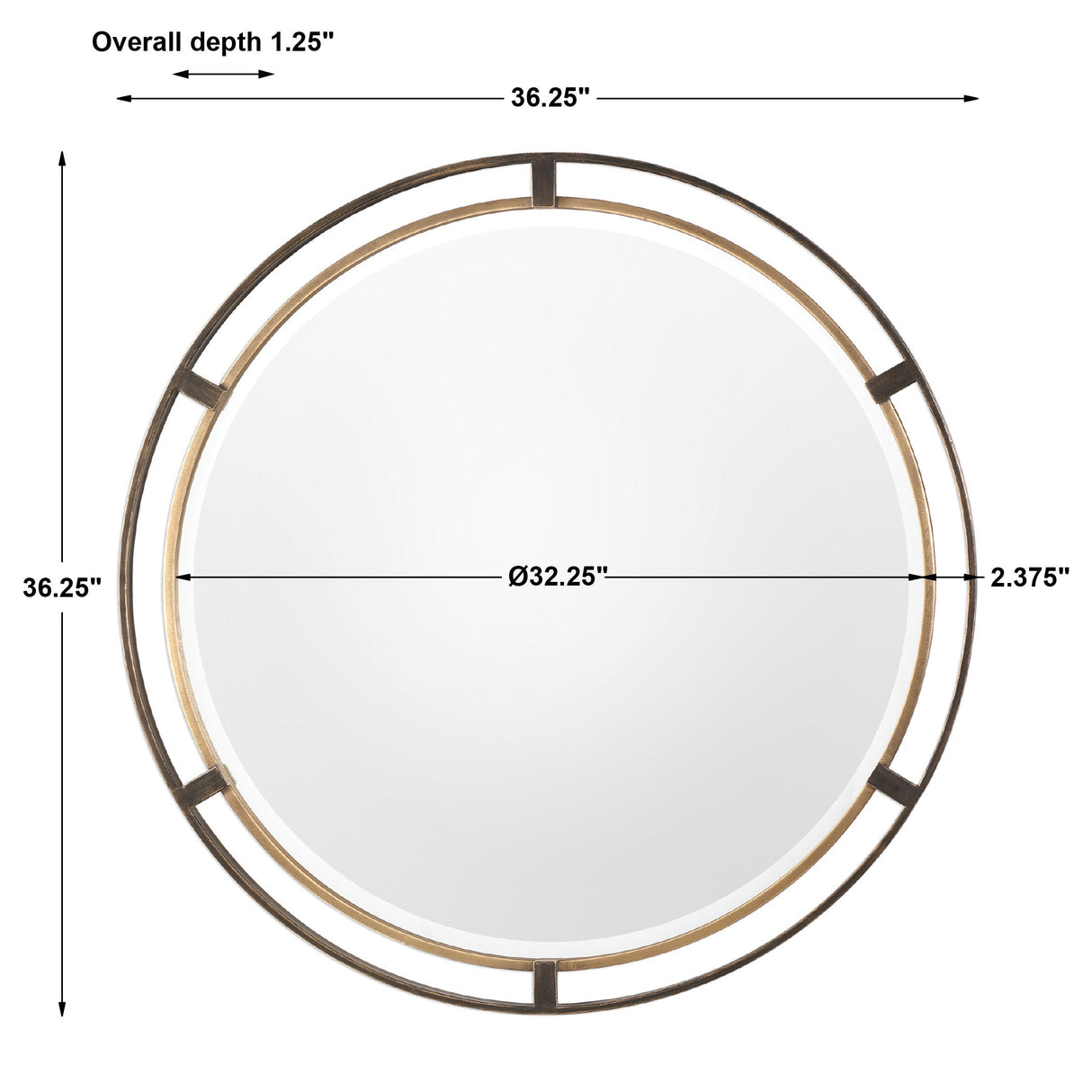 Carrizo Round Mirror