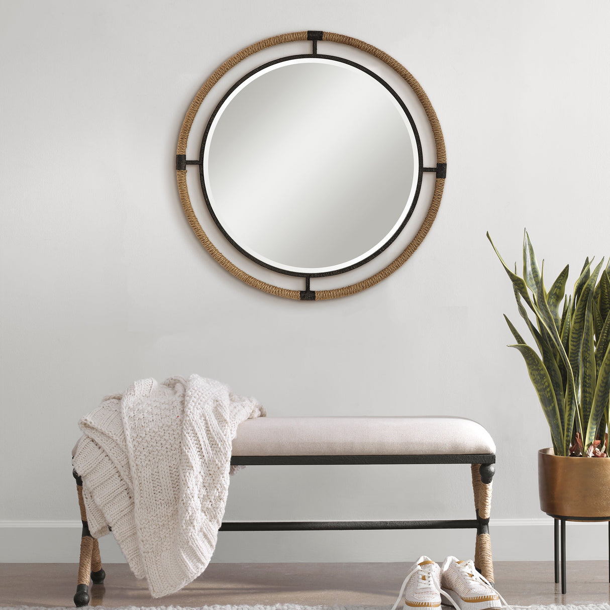 Melville Round Mirror