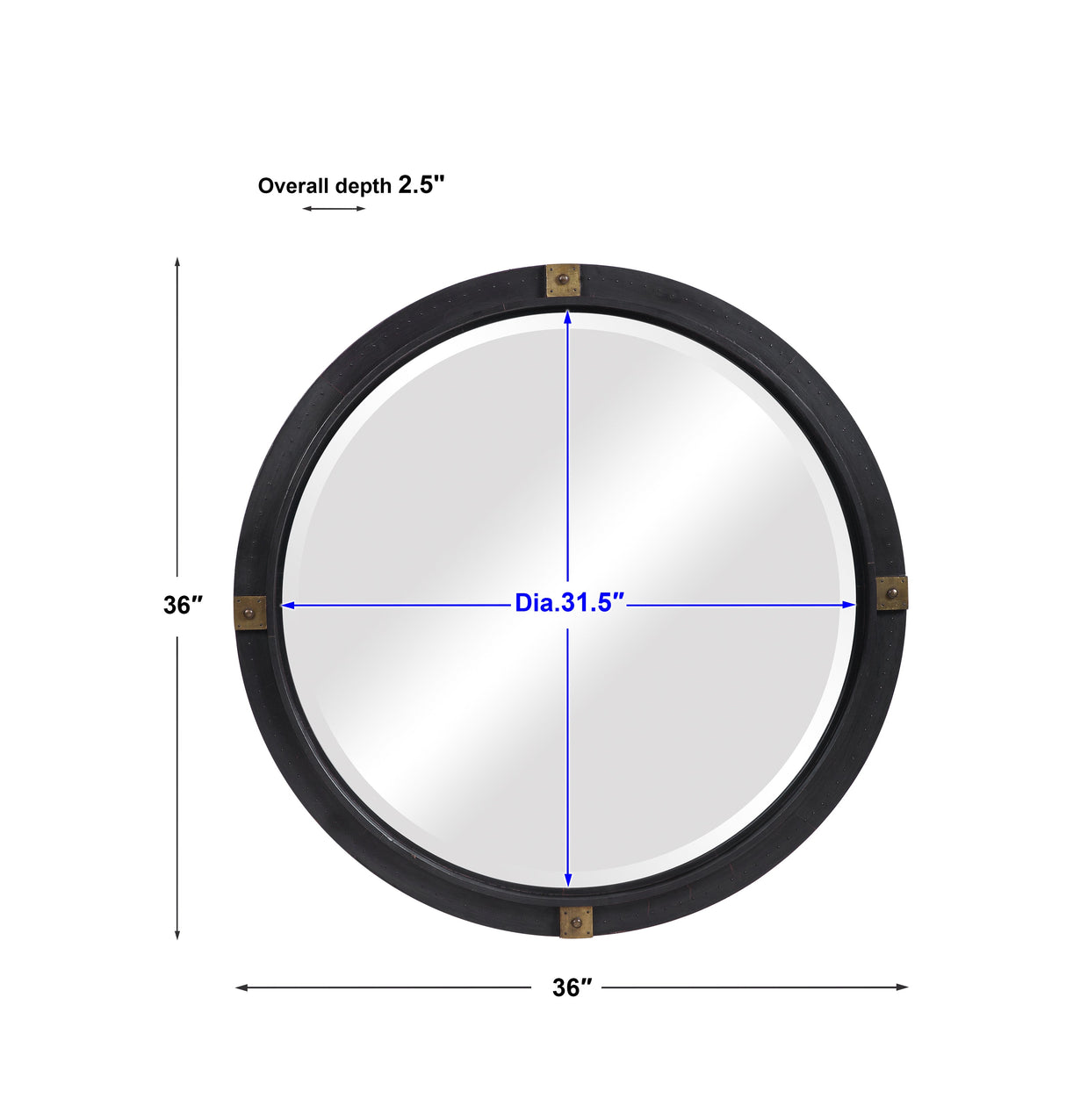 Tull Round Mirror