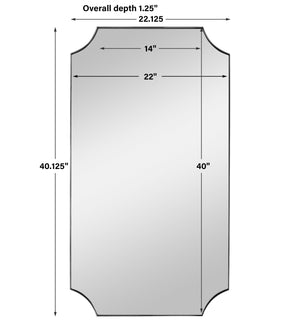 Lennox Nickel Mirror