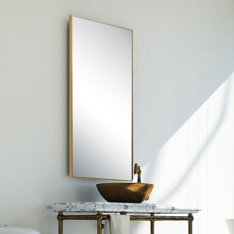 MIRROR , gold , 101 cm