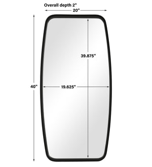 MIRROR , black 101 cm