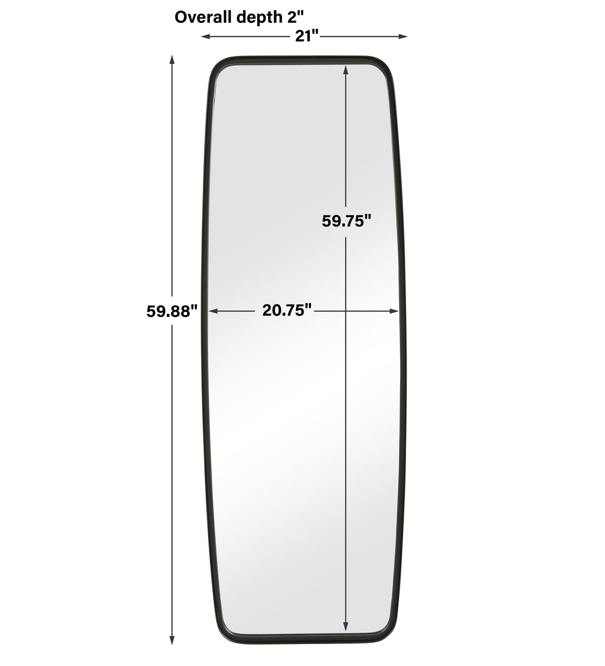 MIRROR, 152 cm