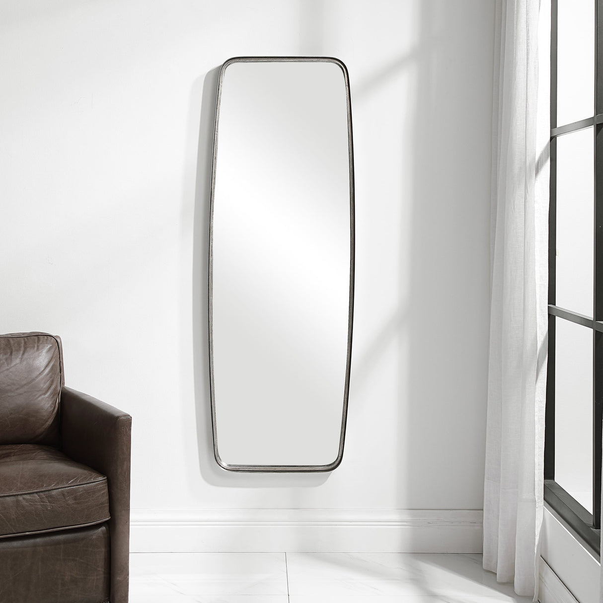 MIRROR silver , 152 cm