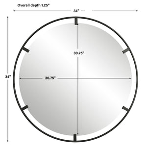 Cashel Round Mirror