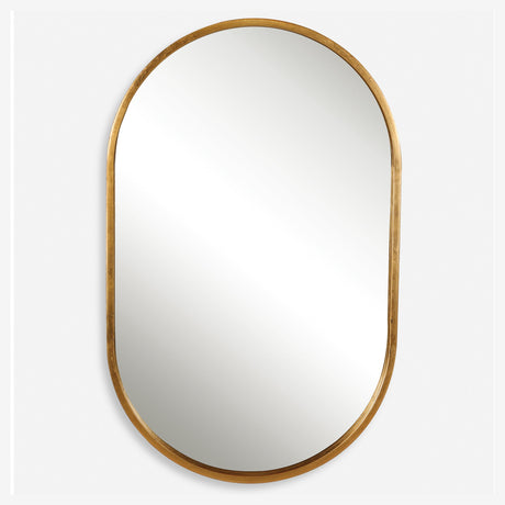 Varina Gold Oval Mirror