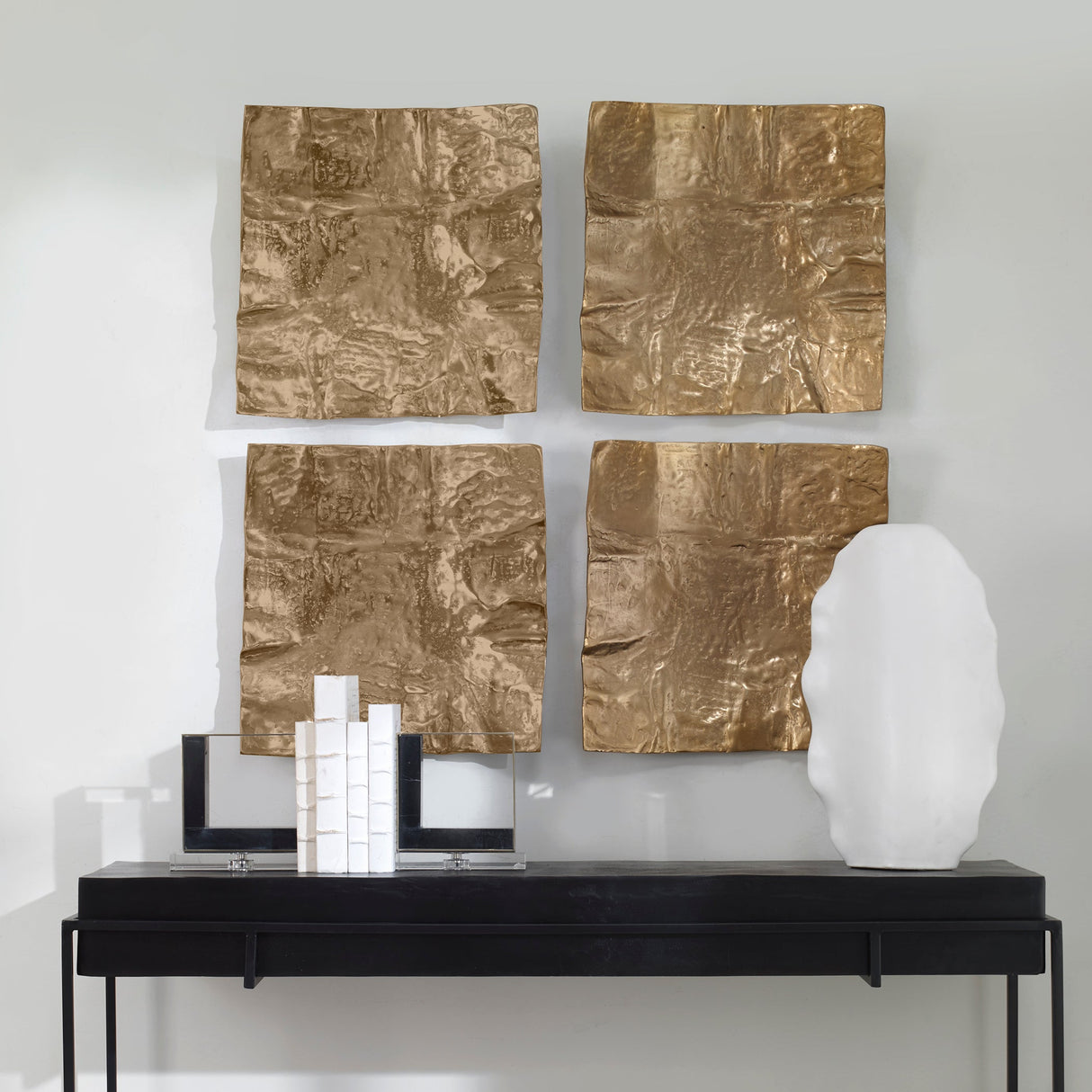 Archive Metal Wall Decor, Brass