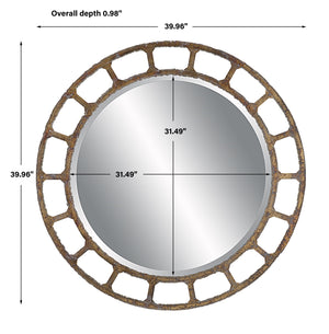 Darby Round Mirror