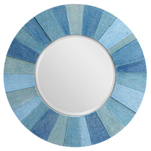 Uttermost Isle Aqua Round Mirror