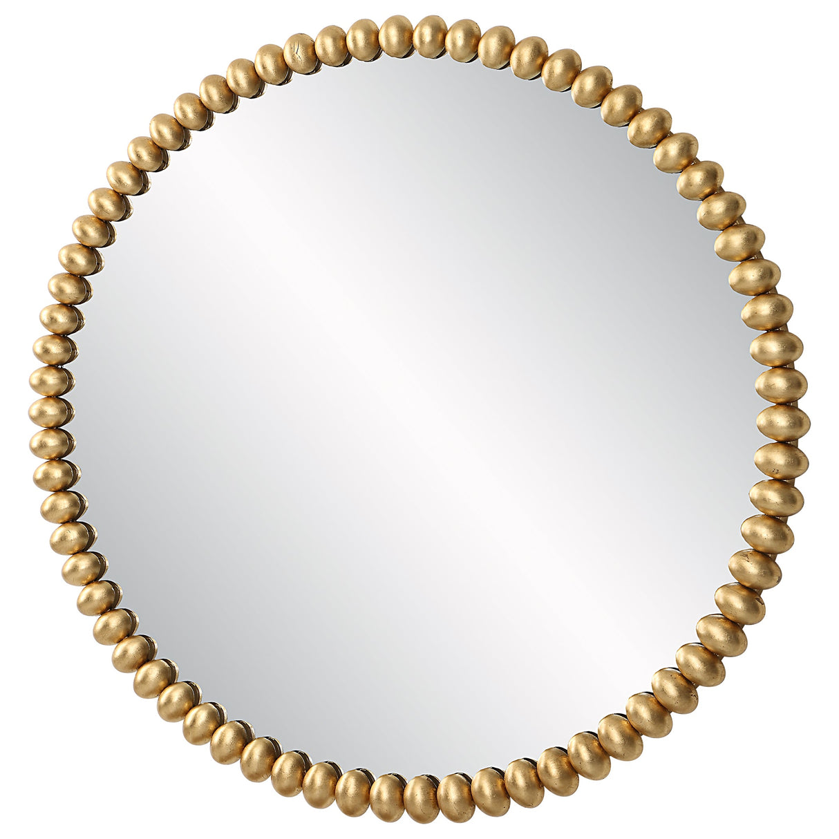 Uttermost Byzantine Round Gold Mirror