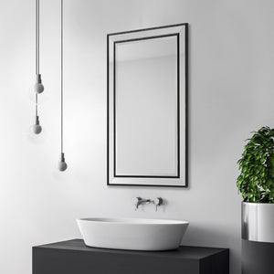 MIRROR,black,101 cm